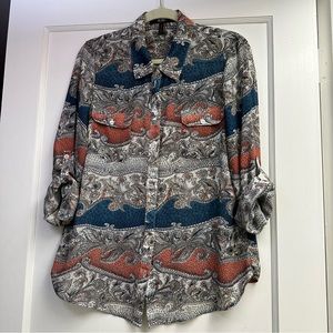 BCBGMaxAzria  button up shirt - M